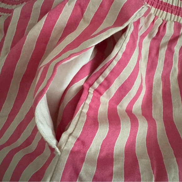 Sézane Chic Pink and Tan Striped Shorts with pockets, 36 - Picture 6 of 10